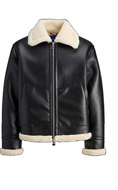 Jack Jones Lıverpool Avıator Suni Deri Erkek Ceket 12282948