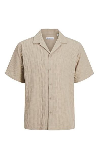 Jack Jones Matteo Resort Relax Fit Erkek Gömlek 12269636-Oxford Tan