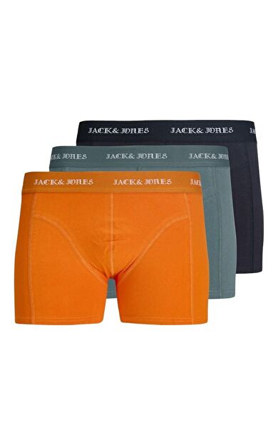 Jack Jones Mıles Solıd 3 Lü Paket Erkek Boxer 12281994