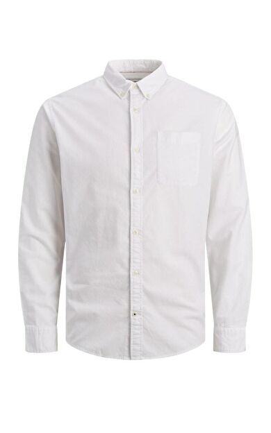 Jack Jones Oxfort Erkek Gömlek 12182486 12182486-White