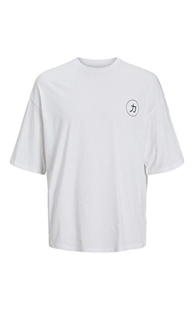 Jack Jones Ragon Erkek Tişört 12273504 12273504-White