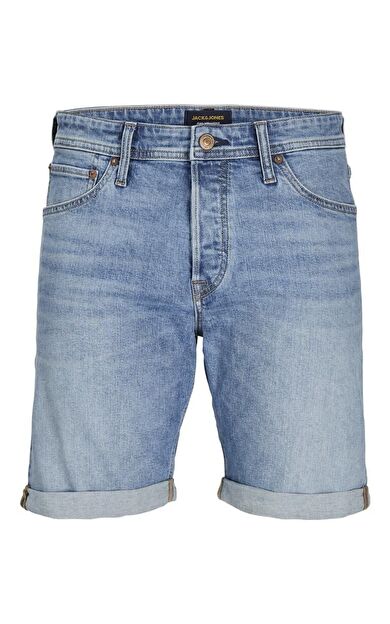 Jack Jones Rıck Orıgınal Regular Fit Erkek Jean Şort 12269612 12269612-Blue deni