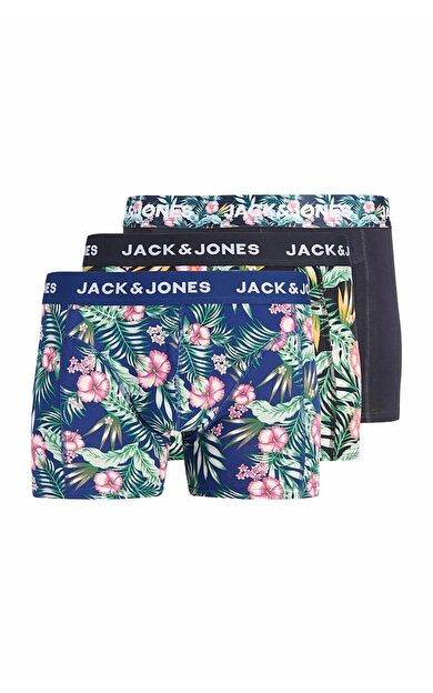 Jack Jones Sean Flower 3 Lü Paket Erkek Boxer 12295180
