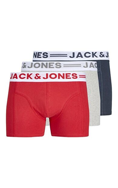 Jack Jones Sense 3 Lü Paket  Erkek Boxer 12081832 12081832-Light Dres