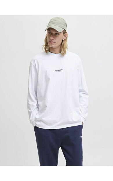 Jack Jones Soho Bisiklet Yaka Relax Fit Erkek Sweat 12278788