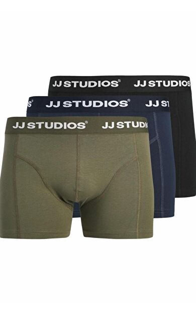 Jack Jones Soho Solıd 3 Lü Paket Erkek Boxer 12280164