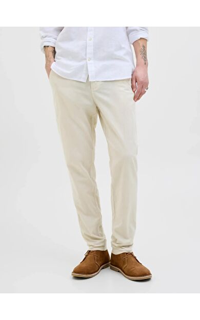 Jack Jones Tace Summer Lınen Blend Tapared Fit Erkek Chino Pantolon 12248604