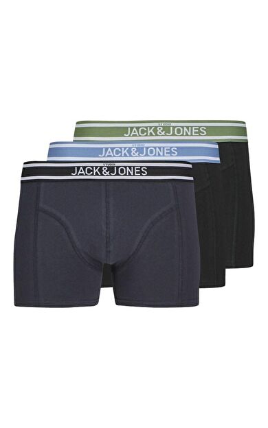 Jack Jones Teddy Solıd 3 Lü Paket Erkek Boxer 12272108