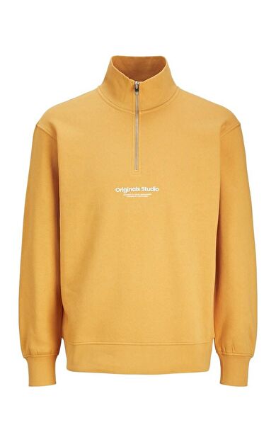 Jack Jones Vesterbro Erkek Sweat 12241777 12241777-Honey Yell
