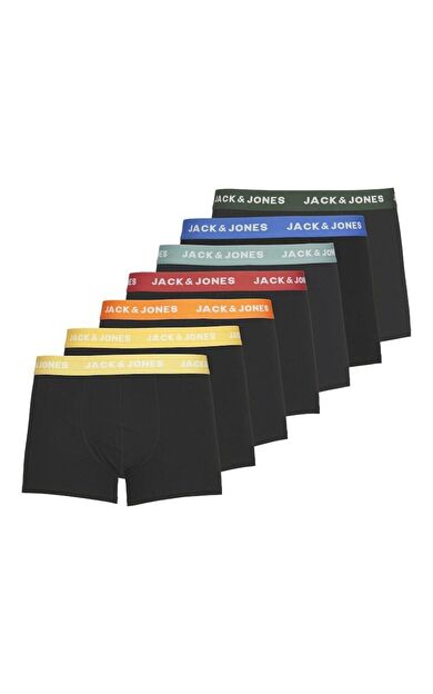 Jack Jones Vıto Solıd 7 Li Paket Erkek Boxer 12230353