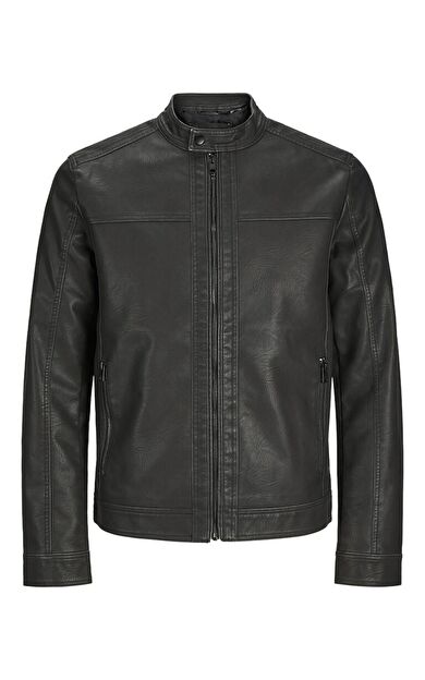 Jack Jones Warner Washed Pu Suni Deri Erkek Ceket 12273244