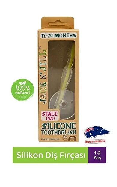 Jack N Jill Çocuklar İçin Silikon Diş Fırçası (12-24 Ay)