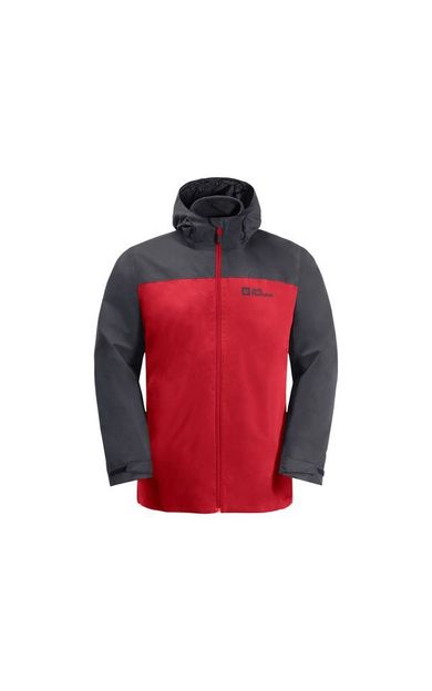 Jack Wolfskin Taubenberg 3in1 Jkt Erkek Outdoor Montu 1115311-2206 Kırmızı