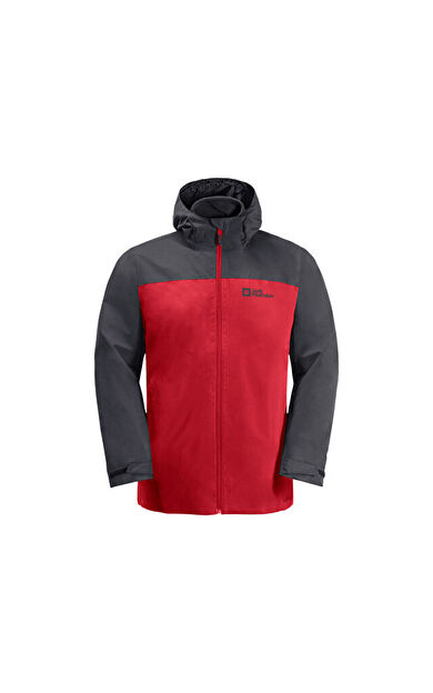 Jack Wolfskin Taubenberg 3in1 Jkt Erkek Outdoor Montu 1115311-2206 Kırmızı