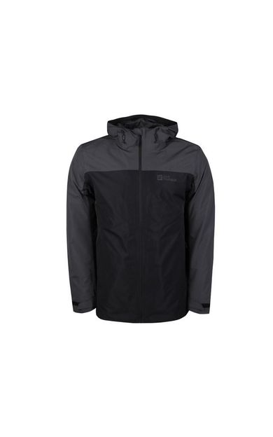 Jack Wolfskin Taubenberg 3in1 Jkt Erkek Outdoor Montu 1115311-6000 Siyah