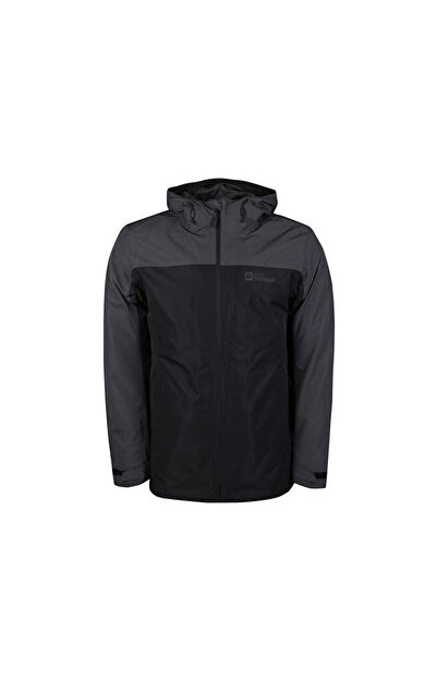 Jack Wolfskin Taubenberg 3in1 Jkt Erkek Outdoor Montu 1115311-6000 Siyah