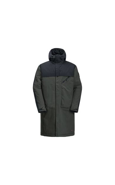 Jack Wolfskin Heumarkt 2L Parka Unisex Uzun Outdoor Montu 1116161-6502 Gri
