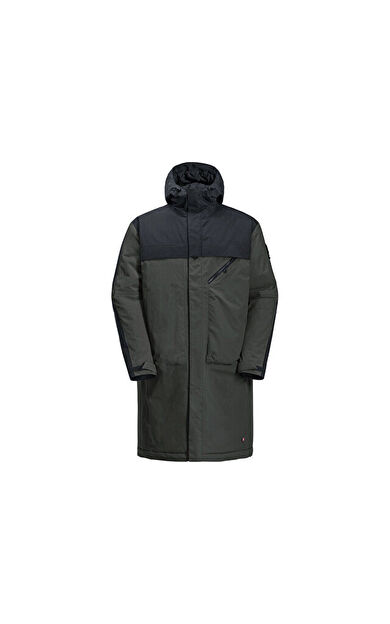 Jack Wolfskin Heumarkt 2L Parka Unisex Uzun Outdoor Montu 1116161-6502 Gri