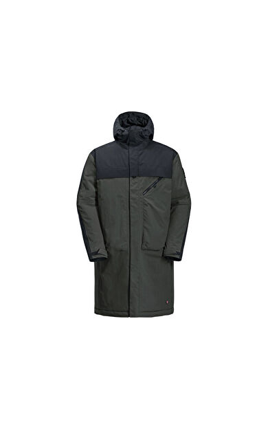 Jack Wolfskin Heumarkt 2L Parka Unisex Uzun Outdoor Montu 1116161-6502 Gri