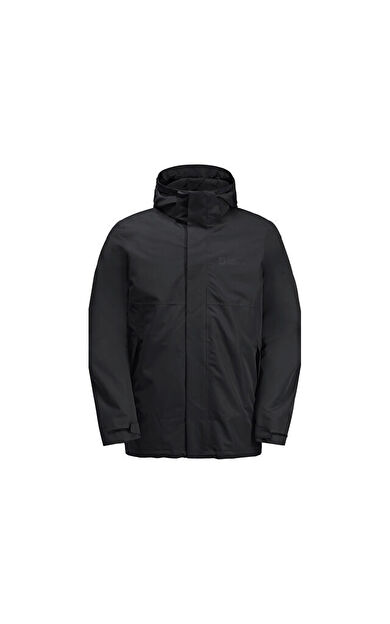 Jack Wolfskin Luntal 3in1 Jkt M Erkek Outdoor Montu 1116251-6000 Siyah