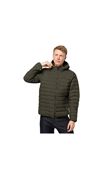 Jack Wolfskin Glowing Mountain Jacket M Erkek Outdoor Montu 1206341-4144 Yeşil