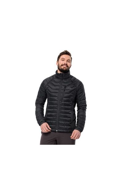 Jack Wolfskin Routeburn Pro Ins Jkt M Erkek Günlük Mont 1206862-6000 Siyah