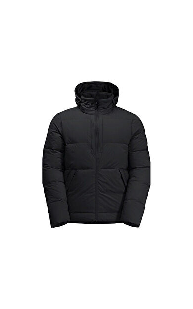 Jack Wolfskin Wandermood Down Jkt M Erkek Outdoor Montu (700 Dolgu Kaz Tüyü) 1207311-6000 Siyah