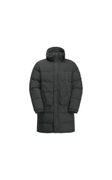 Jack Wolfskin Dellbrueck Long Jkt Unisex Outdoor Montu 1207551-6502 Siyah