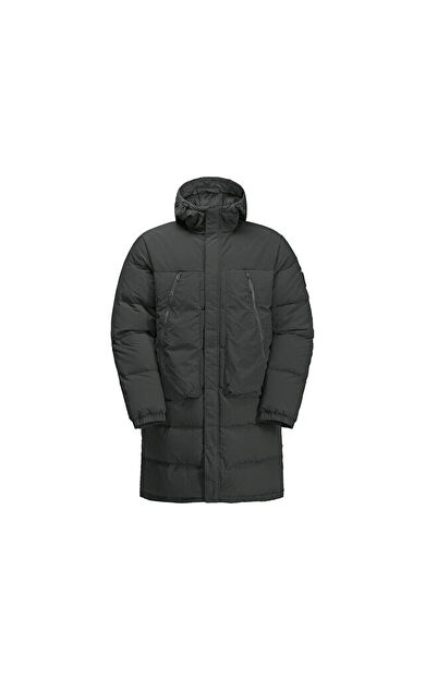 Jack Wolfskin Dellbrueck Long Jkt Unisex Outdoor Montu 1207551-6502 Siyah
