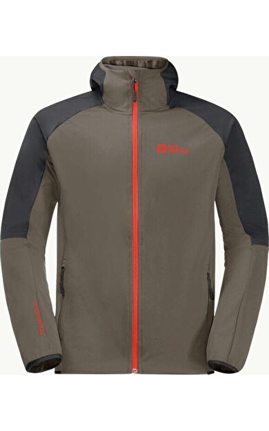 Jack Wolfskin 1306922-5719 Feldberg Hoody M Erkek Softshell Ceket
