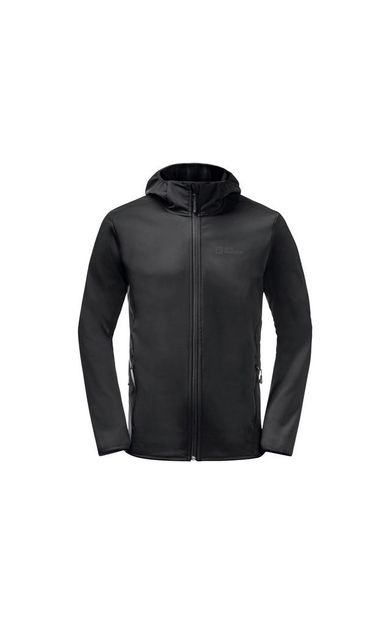 Jack Wolfskin Bornberg Hoody M Erkek Outdoor Montu 1307471-6000 Siyah