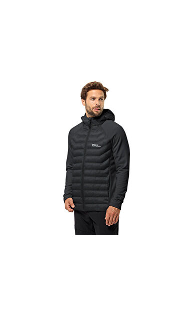 Jack Wolfskin Routeburn Pro Hybrid M Erkek Outdoor Ceketi 1710512-6000 Siyah