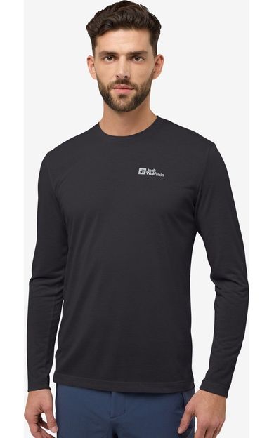 Jack Wolfskin A60291-6000 Vonnan Ls T M Erkek Outdoor Tişört
