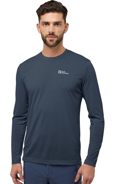 Jack Wolfskin A60291-C0412 Vonnan Ls T M Erkek Outdoor Tişört