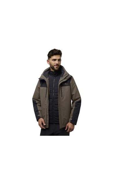 Jack Wolfskin Jasper 3In1 Jkt M Erkek Outdoor Montu A61858-5719 Haki