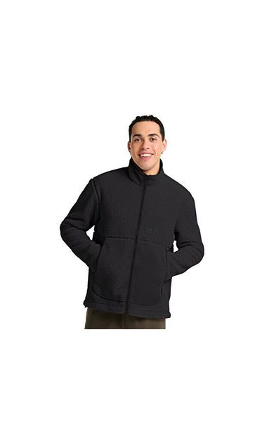 Jack Wolfskin STONE LITE JKT M Erkek Outdoor Polar Ceket A64997-6000 Siyah