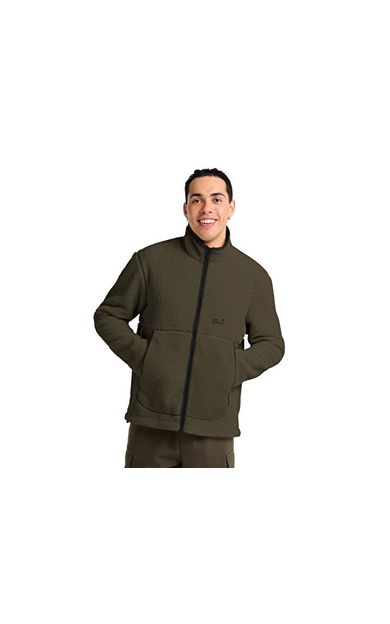 Jack Wolfskin STONE LITE JKT M Erkek Outdoor Polar Ceket A64997-E0205 Yeşil