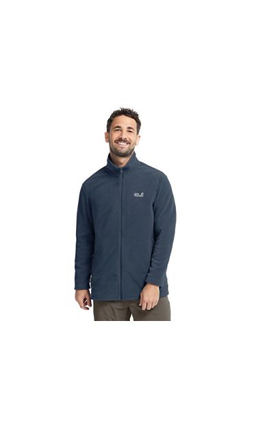 Jack Wolfskin TAUNUS 100 FZ M Erkek Outdoor Polar Ceket A65793-C0412 Lacivert