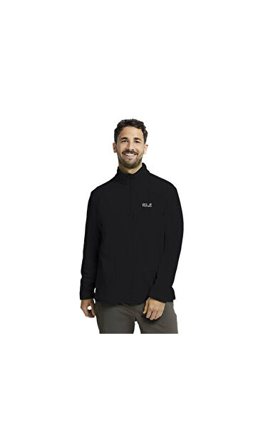 Jack Wolfskin TAUNUS 100 HZ M Erkek Outdoor Çeyrek Fermuarlı Polar Üst A65798-6000 Siyah