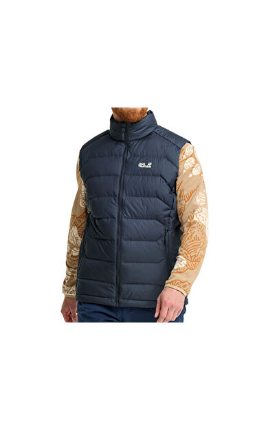 Jack Wolfskin WILD PASS DOWN VEST M RDS Erkek Outdoor Yelek A66300-C0412 Lacivert