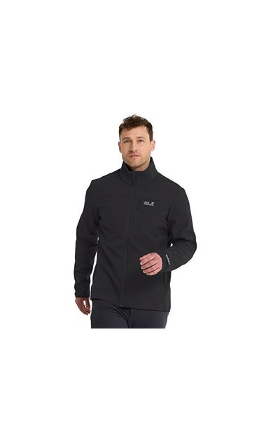 Jack Wolfskin WILD WINDS JKT M Erkek Outdoor Ceket A66309-6000 Siyah