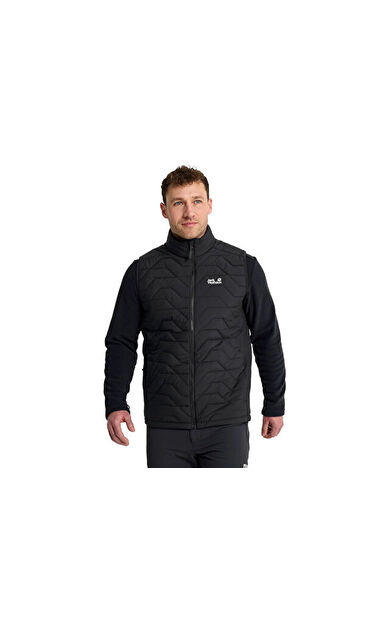 Jack Wolfskin FLEXTREK INS VEST M Erkek Outdoor Yelek A66335-6000 Siyah