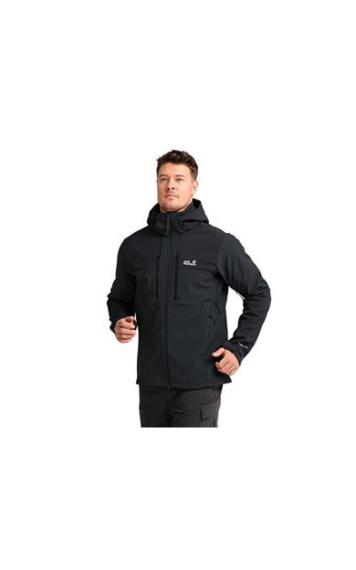 Jack Wolfskin JASPER JKT M Erkek Outdoor Ceket A66357-6350 Siyah
