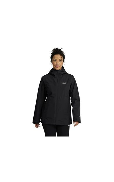 Jack Wolfskin MOONRISE 2 3IN1 JKT W Kadın Outdoor Montu (3'Ü 1 Arada) A66361-6000 Siyah