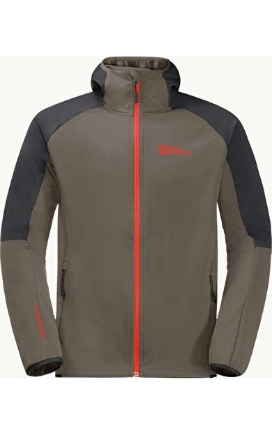 Jack Wolfskin 1306922-5719 Feldberg Hoody M Erkek Softshell Ceket