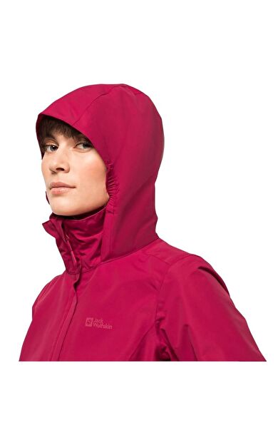 Jack Wolfskin Stormy Point 2L Kadın Yağmurluk