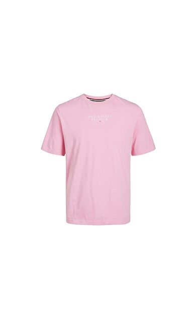Jack&Jones Erkek T-Shirt Jprbluarchıe Ss Tee Crew Neck Noos 12217167-Prism Pink