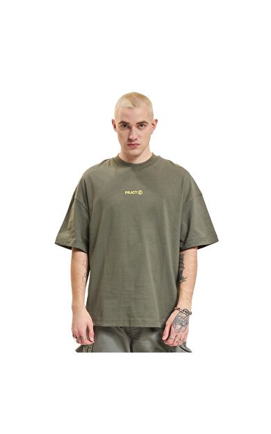 Jack&Jones Erkek T-Shirt Jcoprjct Tee Ss Crew Neck 12250713-Agave Green