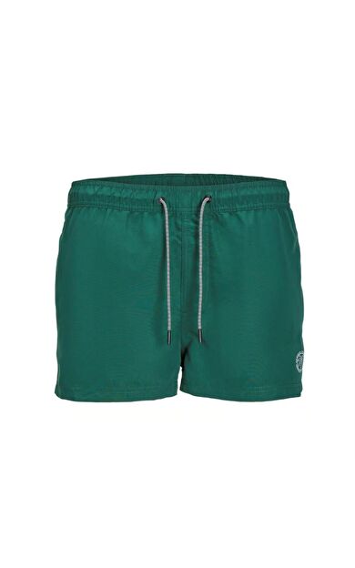 Jack&Jones Erkek Şort Jpstbora Bora Jjswım Solıd Ly 12253265-Dark Green