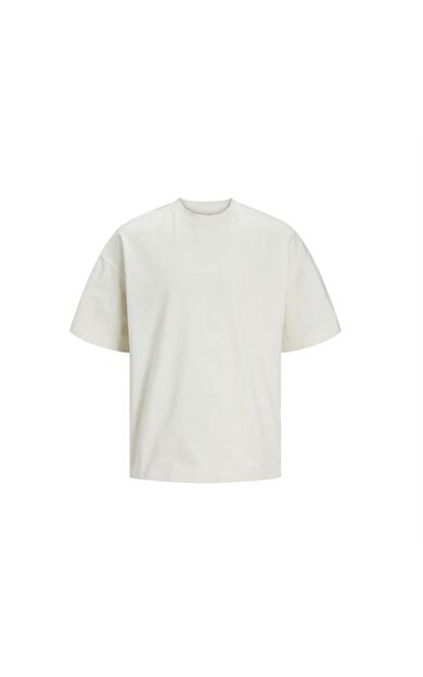 Jack&Jones Erkek T-Shirt Jorsantorını Tee Ss Crew Neck 12251774-Buttercream